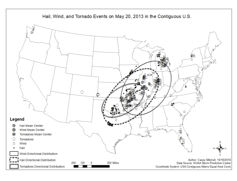 Hail, Wind, and Tornado Events on May 20, 2013